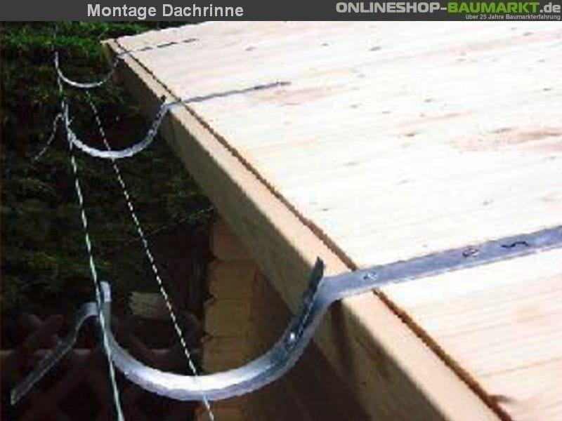 Montage Dachrinne 4 Meter