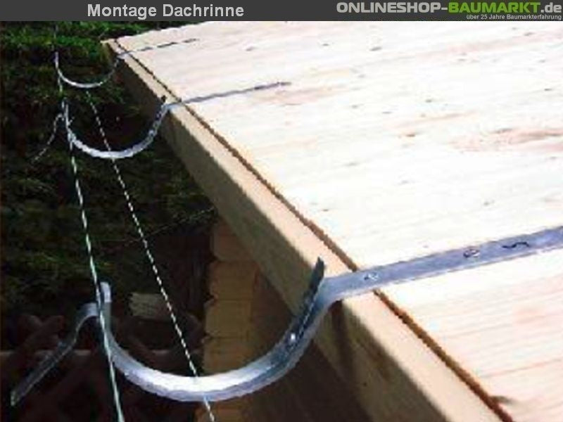 Montage Dachrinne 5 Meter