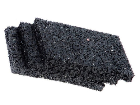 Montage Unterleger für Gartenhäuser Granulatpads Gummi 48 Stück