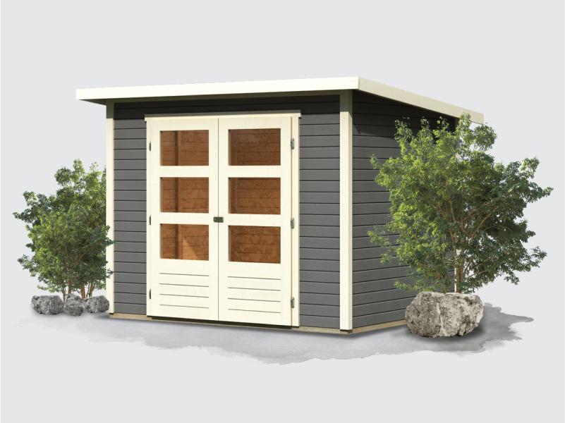 Osb smart choice Gartenhaus Stegen 3 in terragrau