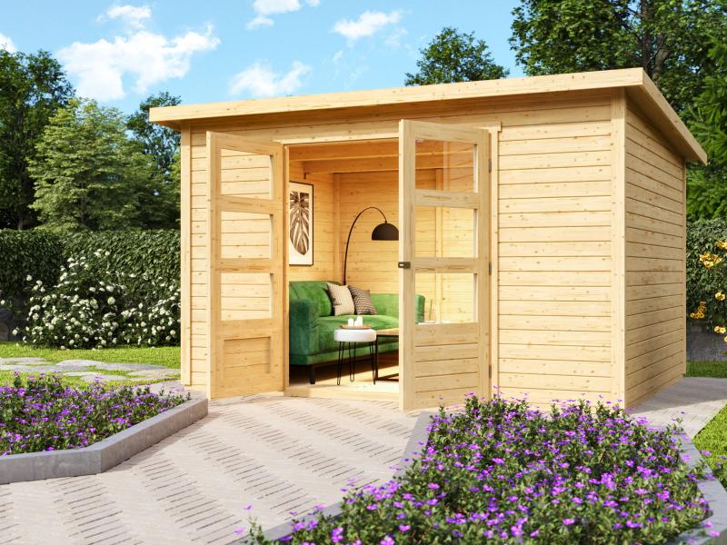 Osb smart choice Gartenhaus Stegen 3 natur inkl. Fußboden