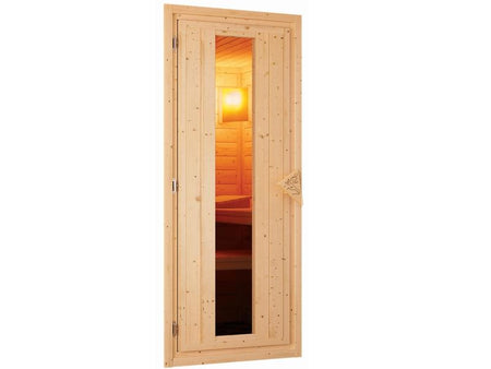 Osb smart choice Saunahaus Hella 2  38 mm - ohne Ofen - inkl. Dacheindeckung und Fußboden