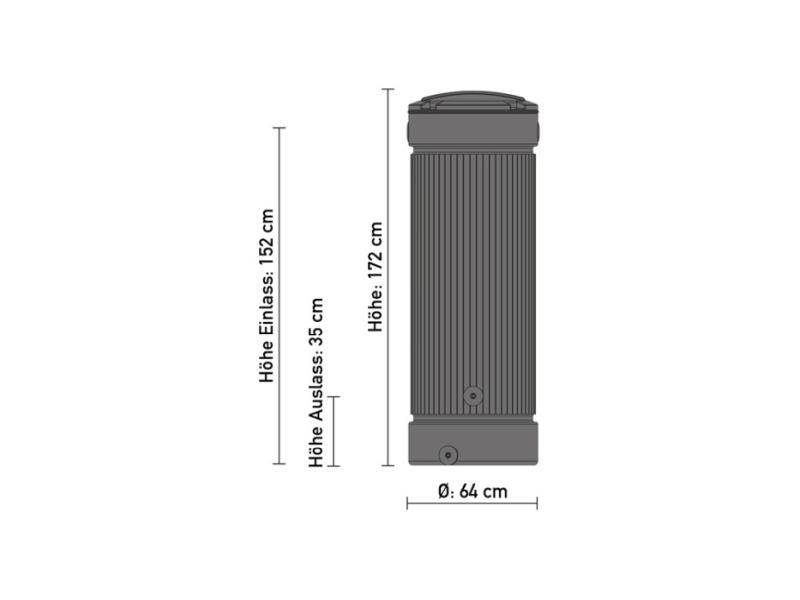 Speidel Regensäule Realwood 400 Liter