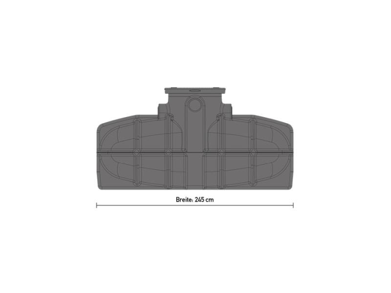Speidel Regenwasser Flachtank Zisterne 5000 Liter