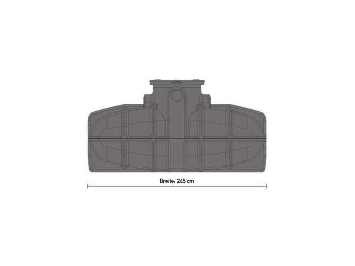 Speidel Regenwasser Flachtank Zisterne 5000 Liter