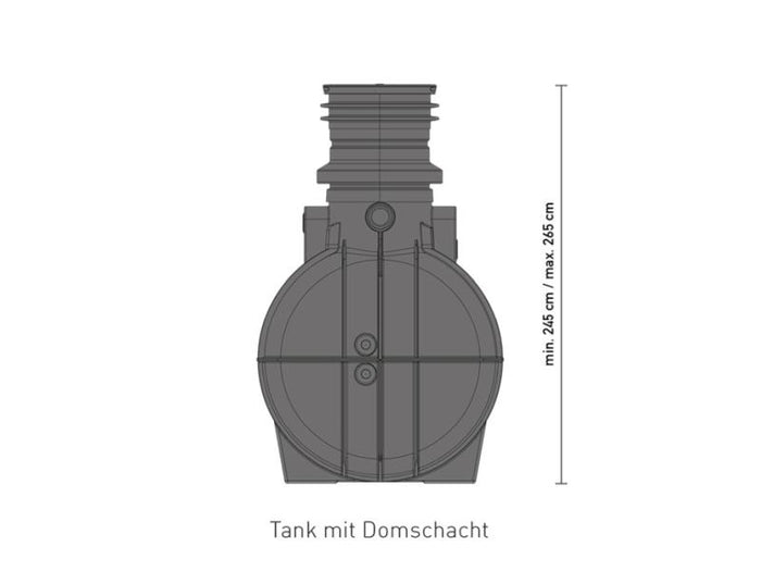 Speidel Regenwasser Komplettanlage Comfort für Haus&Garten, 4000 Liter
