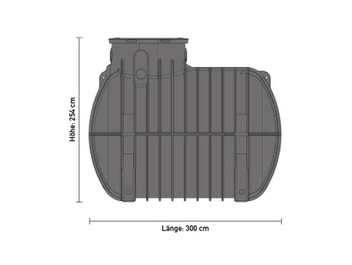 Speidel Regenwasser Zisterne RTMO 10.000 Liter