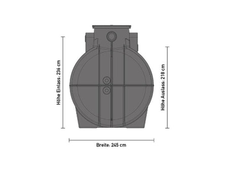 Speidel Regenwasser Zisterne RTMO 10.000 Liter