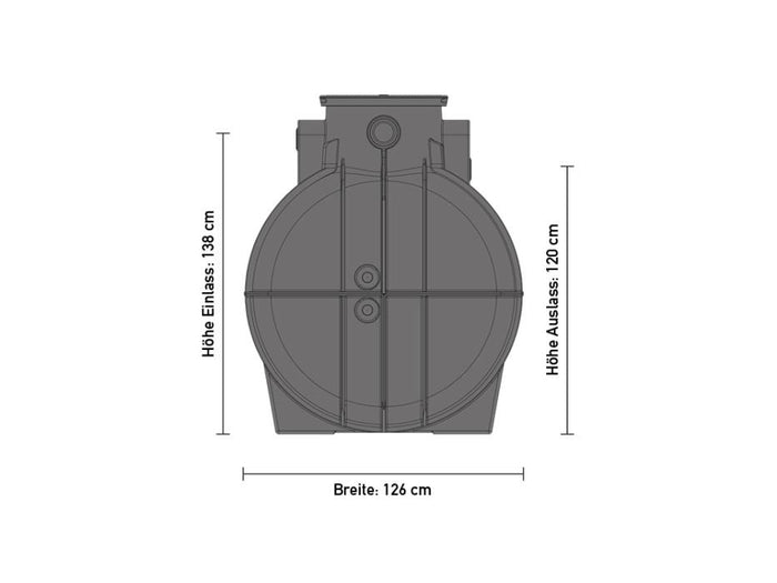 Speidel Regenwasser-Zisterne RTMO 2000 Liter