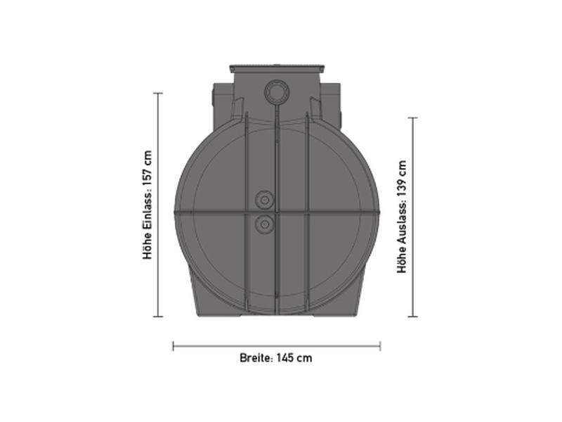 Speidel Regenwasser-Zisterne RTMO 3000 Liter