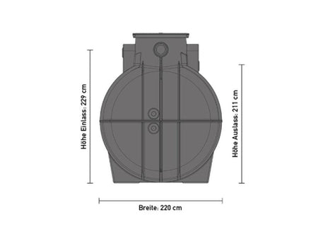 Speidel Regenwasser-Zisterne RTMO 7500 Liter