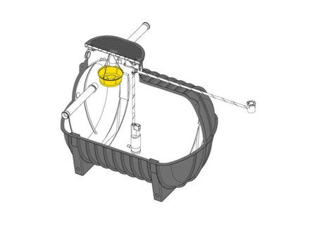 Speidel Zisternen-Set Garten Eco 2000 Liter mit Tankabdeckung und Korbfilter